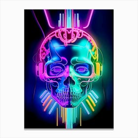 Skull Music Canvas Print Canvas Print