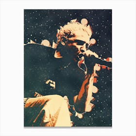 Chester Bennington live concert 1 Canvas Print