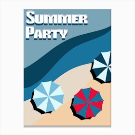 Summer Party Canvas Print