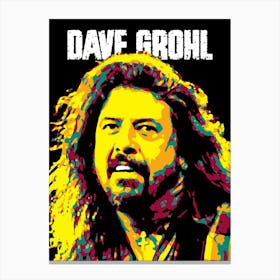 Dave Grohl Pop Art Portrait Stampe su tela