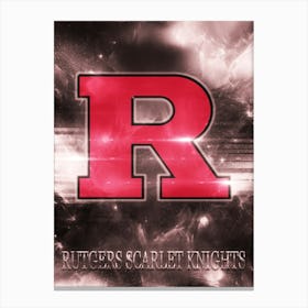 Rutgers Scarlet Knights Canvas Print