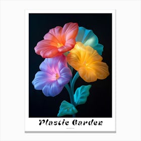 Bright Inflatable Flowers Poster Nasturtium 1 Canvas Print