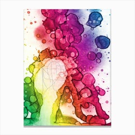 Watercolor Joy Of Life 1 Canvas Print