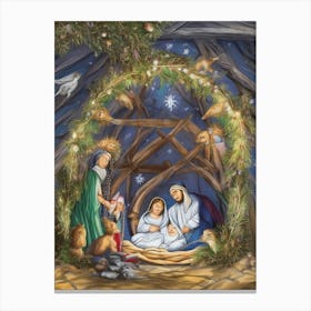 Nativity Scene 11 Canvas Print