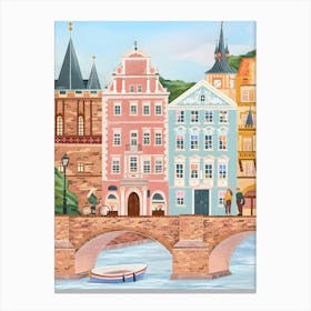 Prague Travel Canvas Print