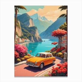 Vintage Travel Posters (3) Canvas Print