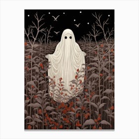 Ghost In The Field 3 Canvas Print