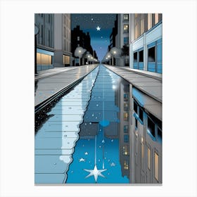 Gutter &stars 9 vector art Canvas Print