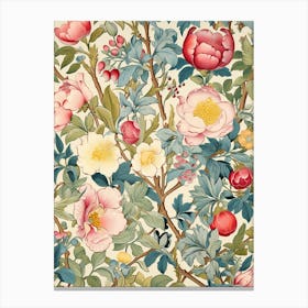 Floral Wallpaper 119 Canvas Print