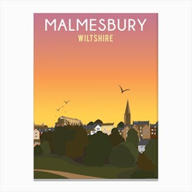 Malmesbury Sunset Canvas Print