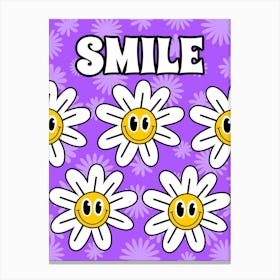 Flower Smile Canvas Print