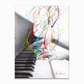 Piano Performance Canvas Print