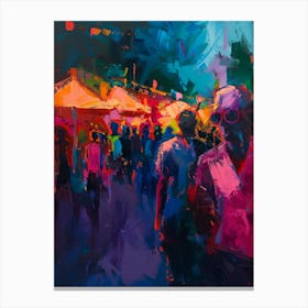 'The Market' Canvas Print