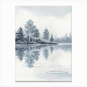 Pond In The Mist Toile