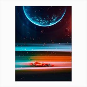 Formula One Speed Space Racing 1 Canvas Print