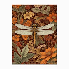 William Morris Dragonfly Autumn Exhibit (8) Canvas Print