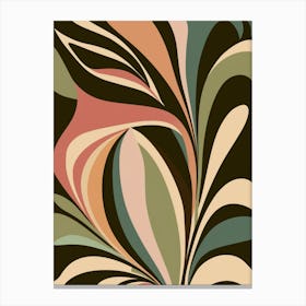 Abstract Swirls Canvas Print