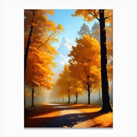 Autumn Trees 6 Canvas Print
