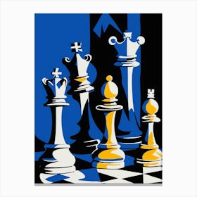 Chess Pieces 1 Canvas Print