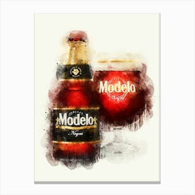 Negra Modelo Canvas Print