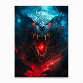 Demon'S Head Canvas Print