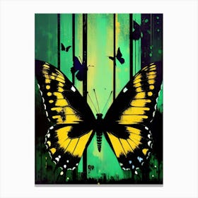 Butterfly In Flight Canvas Print