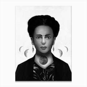 Frida Kahlo Eclipse Canvas Print