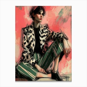 Fashion Illustration 7 Canvas Print