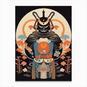 Japanese Samurai Illustration 13 Canvas Print