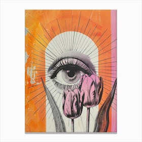 Eye Of The Tulips Canvas Print