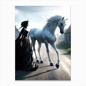 Creative Horse Beauty Illustration Nr 51 Canvas Print