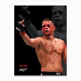 Nate Diaz Canvas Print