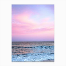 Sunset At The Beach 2 Canvas Print