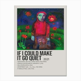 Xiaomb Girl In Red Poster If I Could Make It Go Quiet Album Cover Poster 1 Canvas Print