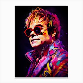 Elton John (2) Canvas Print