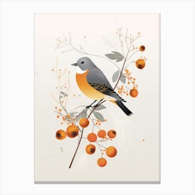 Autumn Bird Canvas Print