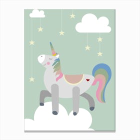 Kids Unicorn Canvas Print