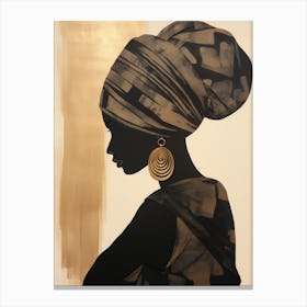 Afro-American Woman 1 Canvas Print