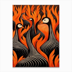 Firebirds Canvas Print