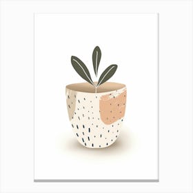 Plant In A Pot 51 Canvas Print