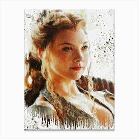 Queen Consort Margaery Tyrell Game Of Thrones Painting Canvas Print
