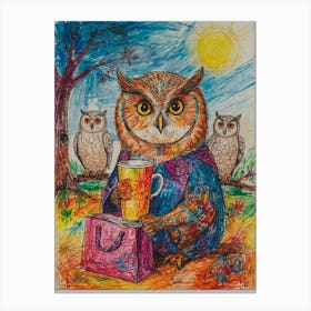 Owls! Canvas Print