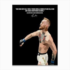 Conor Mcgregor Quotes 2 Canvas Print