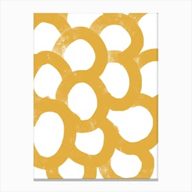 Yellow Circles Canvas Print