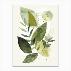 Green Leaves Canvas Print