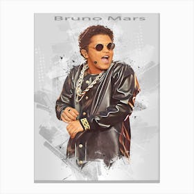 Bruno Mars Canvas Print