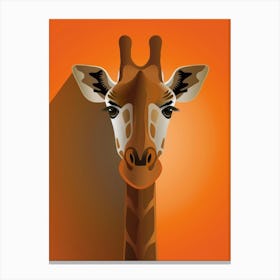 Giraffe Head 1 Canvas Print