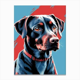 Dog Portrait (3) 1 Canvas Print