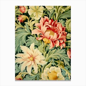 William Morris Floral Wallpaper 1 Canvas Print