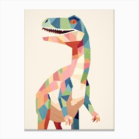 Nursery Dinosaur Art Allosaurus 4 Canvas Print